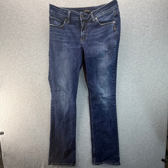 Silver Jeans Co. Denim - Silver Jeans Co Suki Slim Boot Dark Wash Denim Jeans W31 L33 L93616SDK424 Womens